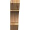 Ekena Millwork Thorton Slat Rough Sawn Bracket, Western Red Cedar, 4"W x 14"D x 14"H BKT04X14X14THR06RWR - alternate 3